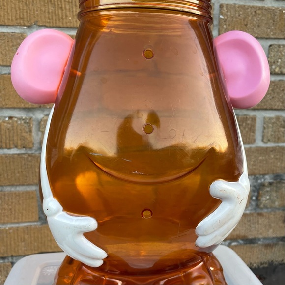 Giant Mr. Potato Head Container 2 Regular Potato Heads 2 Mini Heads Many Parts - Picture 12 of 15